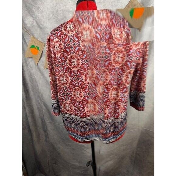 Alfred Dunner Petites Gypsy Moon Blouse Size Petite Medium - Picture 4 of 6